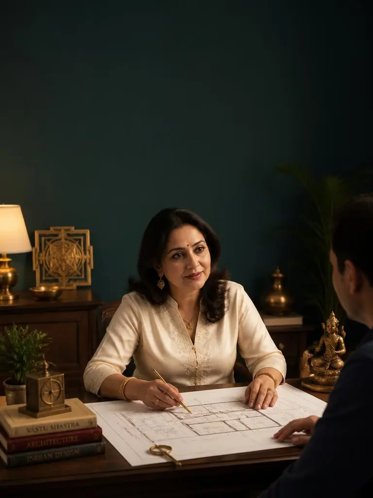 Shilpa Ranjeet Dugar in a personal consultation with a client